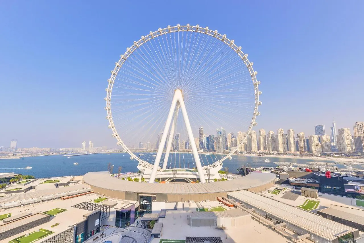 Lavish & Equipped Oceanfront 2 Bedroom Facing Ain Dubai 0*,  United Arab Emirates